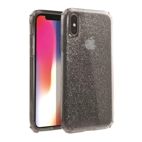 UNIQ etui Clarion Tinsel iPhone Xs Max czarny/vapour smoke