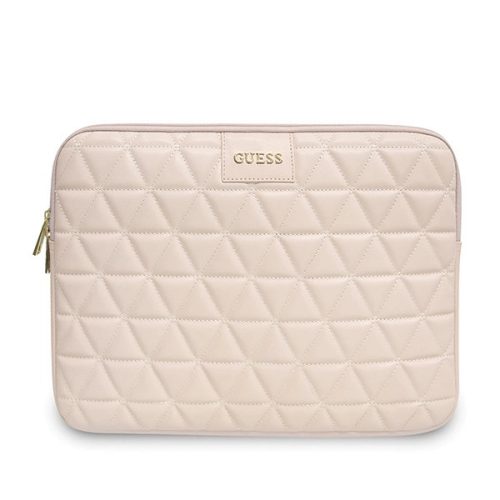 Guess Sleeve GUCS13QLPK 13" różowy /pink Quilted