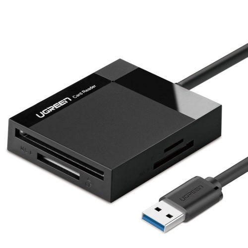 Ugreen USB 3.0 SD / micro SD / CF / MS memory card reader black (CR125 30333)