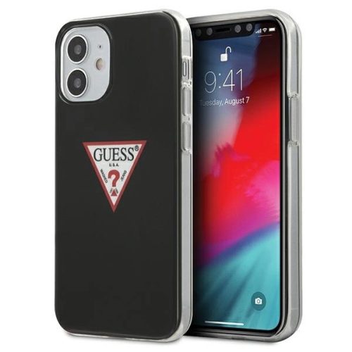 Guess GUHCP12SPCUCTLBK iPhone 12 mini 5.4" black/black hardcase Triangle Collection