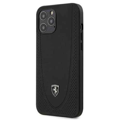 Ferrari FEOGOHCP12LBK iPhone 12 Pro Max 6.7" black/black hardcase Off Track Perforated