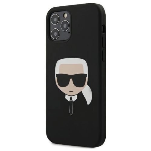 Karl Lagerfeld KLHCP12MSLKHBK iPhone 12/12 Pro 6,1" czarny/black hardcase Silicone Karl's Head