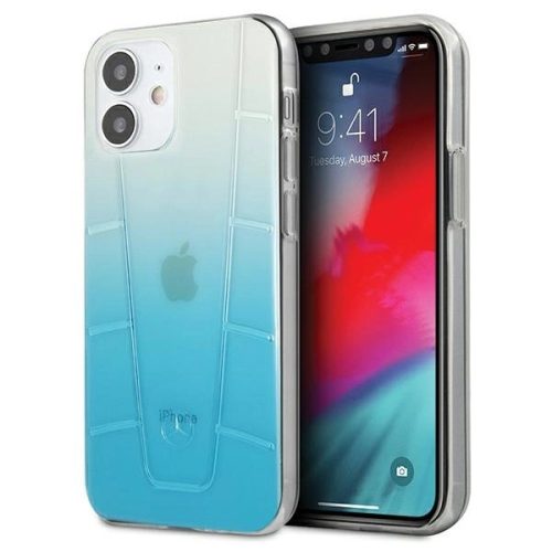 Mercedes MEHCP12SCLGBL iPhone 12 mini 5,4" niebieski/blue hardcase Transparent Line