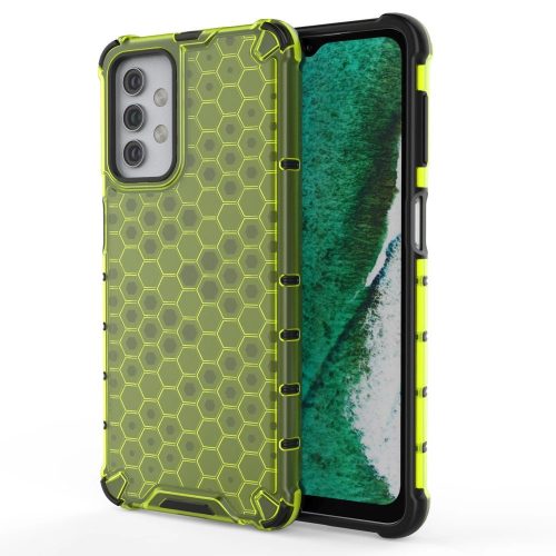 Honeycomb Armor Szilikon Tok TPU Bumper Samsung Galaxy A32 5G Zöld