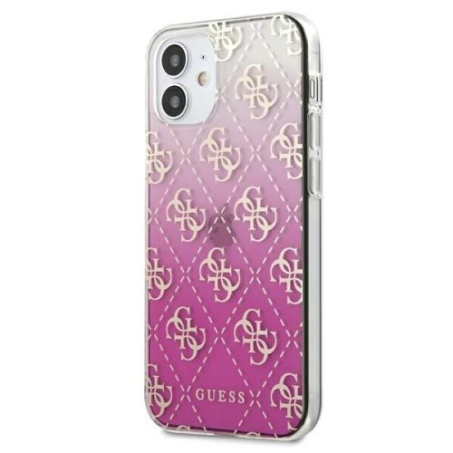 Guess GUHCP12SPCU4GGPI iPhone 12 mini 5.4" pink/pink hardcase 4G Gradient