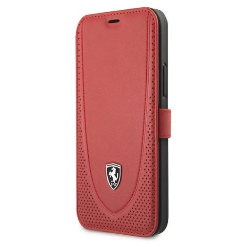 Ferrari FEOGOFLBKP12LRE iPhone 12 Pro Max 6.7" red/red book Off Track Perforated