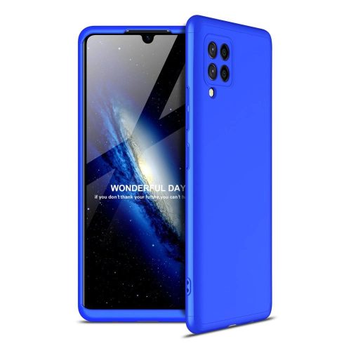 GKK 360 Protection Case Front and Back Case Full Body Cover Samsung Galaxy A42 5G blue