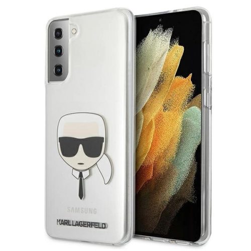 Karl Lagerfeld KLHCS21MKTR S21+ G996 hardcase Transparent Karl's Head