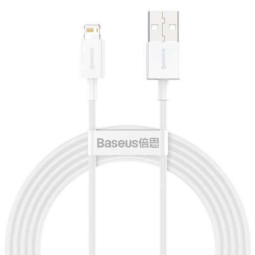 Baseus Superior USB - Lightning 2.4A 2 m cable White (CALYS-C02)