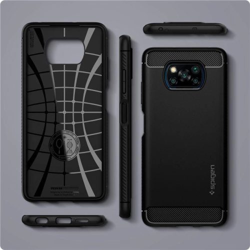 Spigen RUGGED ARMOR XIAOMI POCO X3 PRO/X3 NFC MATTE BLACK