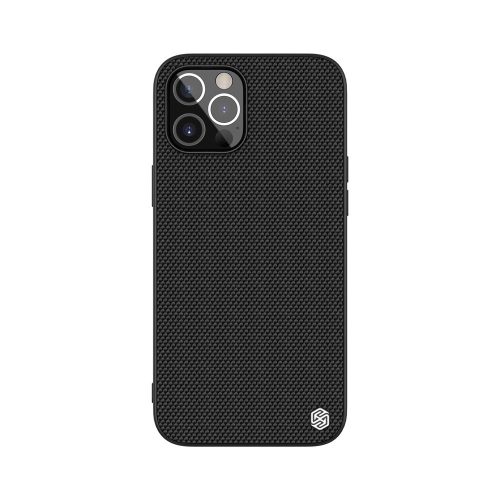 Nillkin Textured Case durable reinforced case with gel frame and nylon back for iPhone 12 Pro Max black