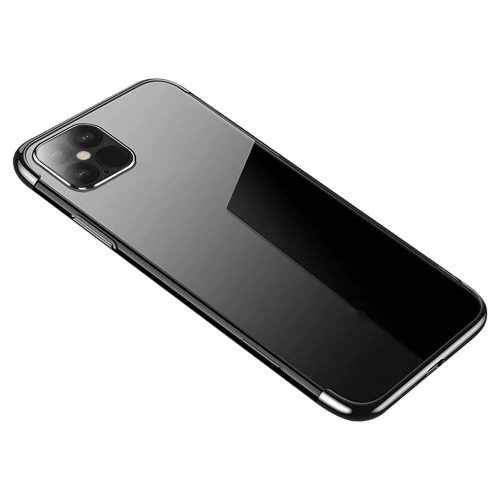 Clear Color Case Gel TPU Electroplating frame Cover for Xiaomi Mi 11 black