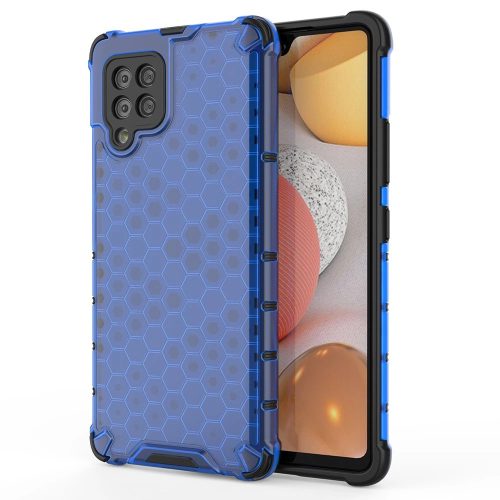 Honeycomb Armor Szilikon Tok TPU Bumper Samsung Galaxy A42 5G Kék