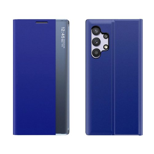 Sleep Case Bookcase Type Case with Smart Window for Samsung Galaxy A32 5G / A13 5G blue