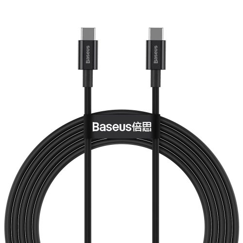 Baseus CATYS-C01 USB-C - USB-C PD QC FCP cable 100W 5A 480Mb/s 2m - black