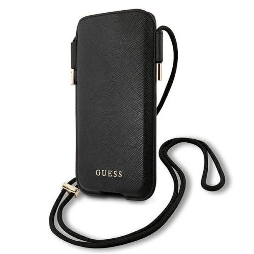 Guess Handbag GUHCP12MSAPSBK 6.1" black/black Saffiano