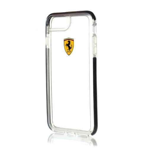 Ferrari Hardcase FEGLHCP7LBK iPhone 7 Plus Shockproof transparent black