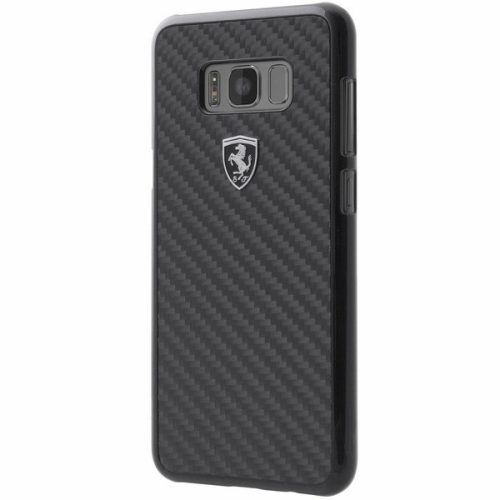 Ferrari Hardcase FEHCAHCS8LBK S8 Plus G955 black/black Carbon Heritage