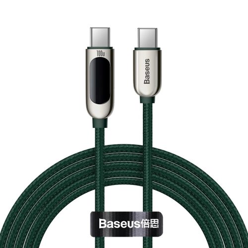 Baseus CATSK-C06 USB-C - USB-C PD QC cable 100W 5A 480Mb/s 2m - green