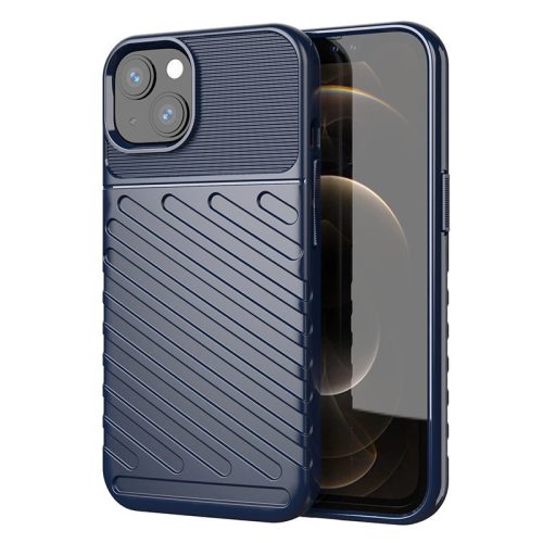 Thunder Case Flexible Tough Rugged Cover TPU Case for iPhone 13 blue