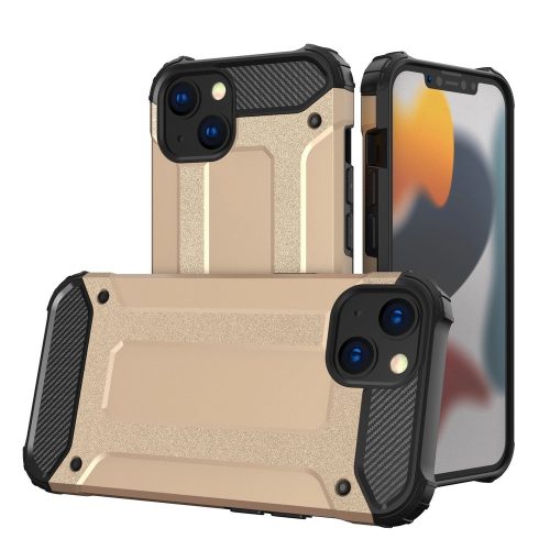 Hybrid Armor Ütésálló Tok Tough Rugged iPhone 13 Arany