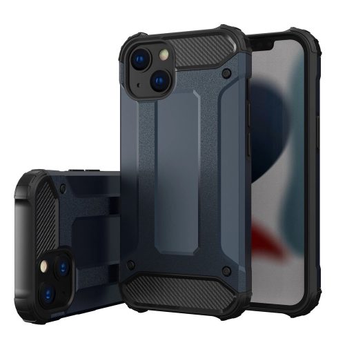 Hybrid Armor Ütésálló Tok Tough Rugged iPhone 13 mini Sötétkék