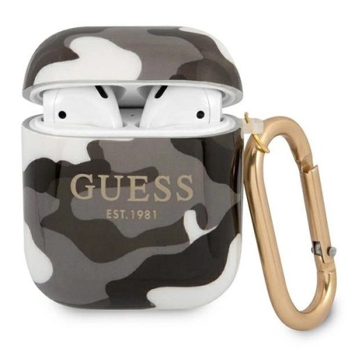 Guess GUA2UCAMG AirPods cover black/black Camo Collection