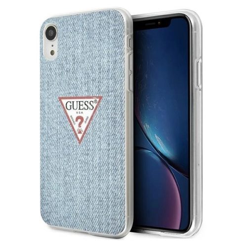 Guess GUHCI61PCUJULLB iPhone Xr blue/light blue hardcase Jeans Collection