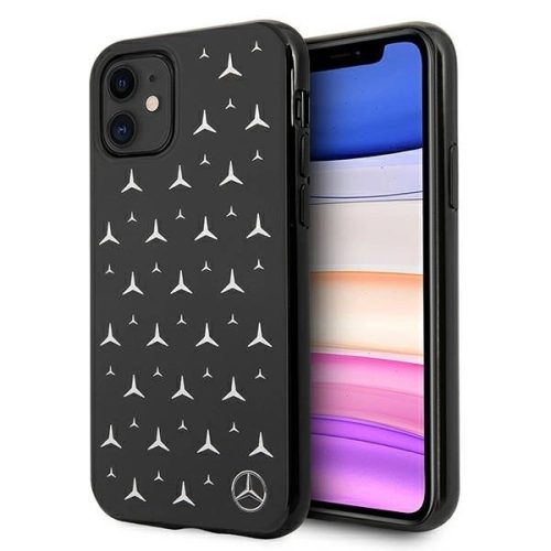 Mercedes MEHCN61ESPBK iPhone 11 6,1" / Xr czarny/black hardcase Silver Stars Pattern