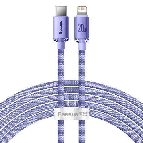 Baseus CAJY000305 Lightning - USB-C PD cable 20W 480Mb/s 2m - purple