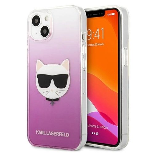 Karl Lagerfeld KLHCP13SCTRP iPhone 13 mini 5.4" hardcase pink/pink Choupette Head