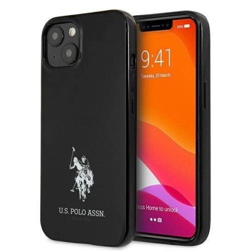 US Polo USHCP13MUMHK iPhone 13 6.1" black/black hardcase Horses Logo