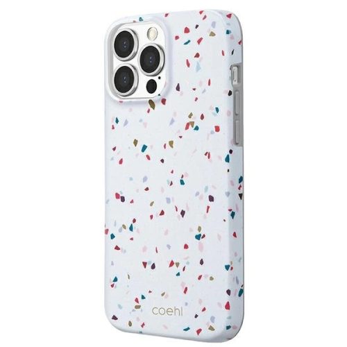 UNIQ etui Coehl Terrazzo iPhone 13 Pro Max 6,7" biały/natural white