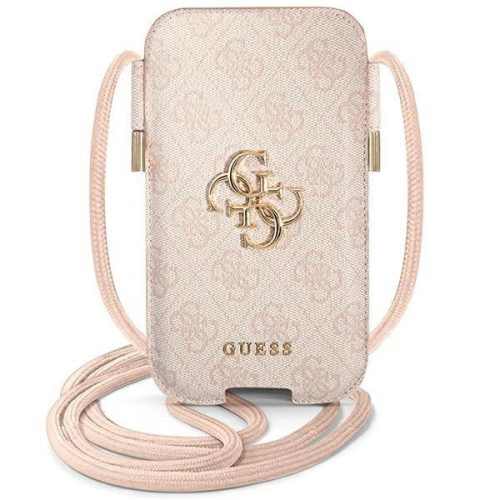 Guess Torebka GUPHL4GMGPI 6,7" różowy/pink hardcase 4G Big Metal Logo