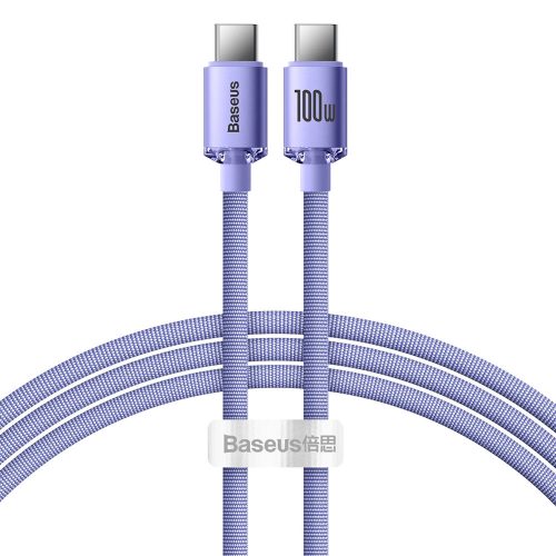 Baseus CAJY000701 USB-C - USB-C PD cable 100W 5A 480Mb/s 1.2m - purple