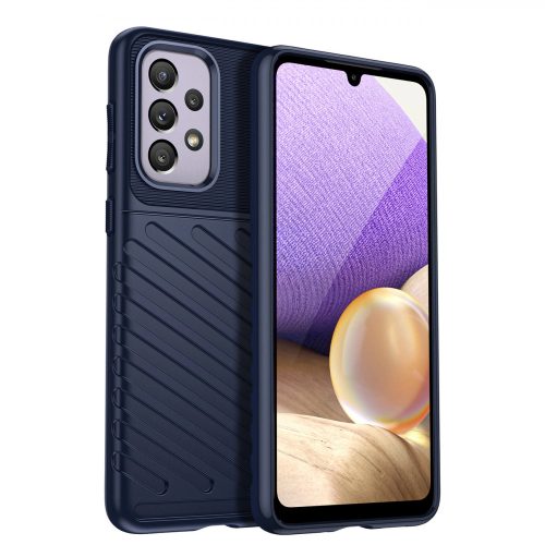 Thunder Szilikon Tok flexible armored cover Samsung Galaxy A33 5G Sötétkék