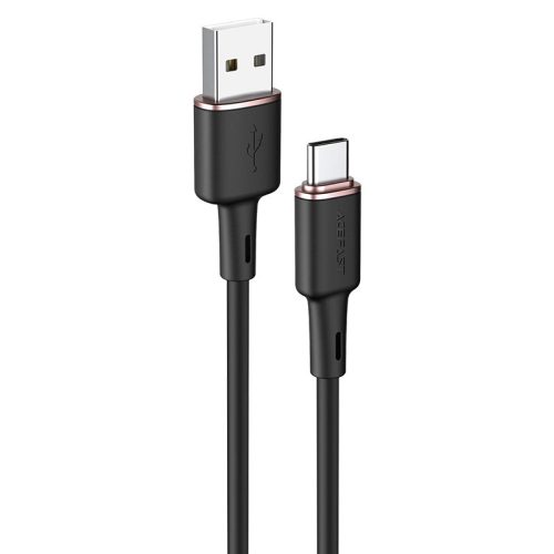 Acefast USB cable - USB Type C 1.2m, 3A black (C2-04 black)