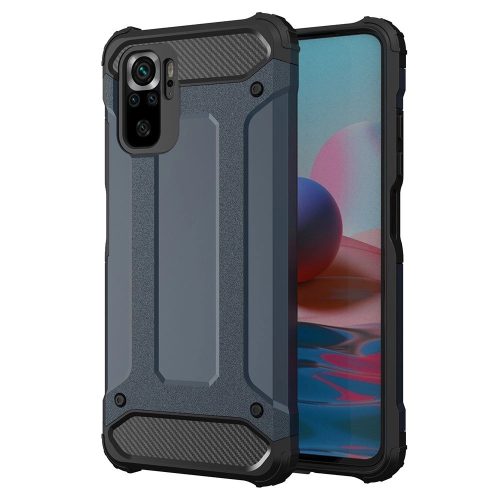 Hybrid Armor armored hybrid Ütésálló Tok cover Xiaomi Redmi Note 11 Pro+ 5G (China) / 11 Pro 5G (China) / Mi11i HyperCharge / Poco X4 NFC 5G Sötétkék