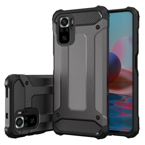 Hybrid Armor armored hybrid Ütésálló Tok cover Xiaomi Redmi Note 11 Pro+ 5G (China) / 11 Pro 5G (China) / Mi11i HyperCharge / Poco X4 NFC 5G Fekete