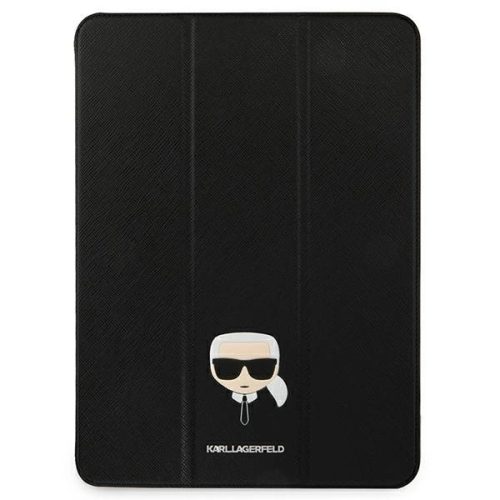 Karl Lagerfeld KLFC12OKHK iPad 12.9" Pro 2021 Book Cover czarny/black Saffiano Karl Head