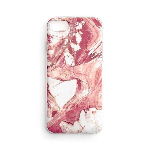 Wozinsky Marble TPU cover gel marble for Samsung Galaxy S22 + (S22 Plus) pink