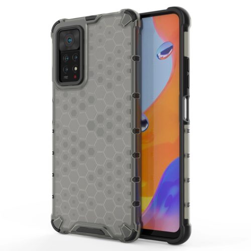 Honeycomb Armored Szilikon Tok Xiaomi Redmi Note 11 Pro + / 11 Pro Fekete