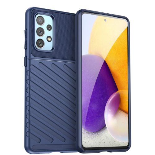 Thunder Szilikon Tok flexible armored cover Samsung Galaxy A73 Sötétkék