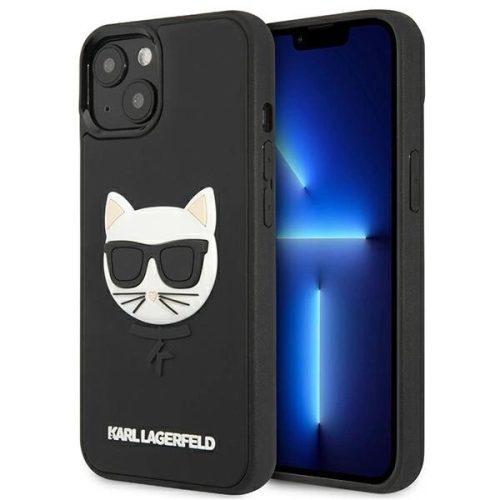 Karl Lagerfeld KLHCP13MCH3DBK 13 6,1" czarny/black hardcase 3D Rubber Choupette