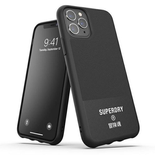 SuperDry Moulded Canvas iPhone 11 Pro Case czarny/black 41548