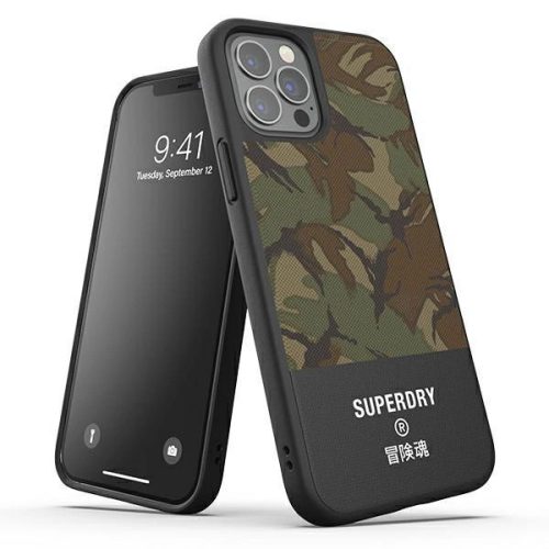 SuperDry Moulded Canvas iPhone 12 Pro Ma x Case moro/camo 42589