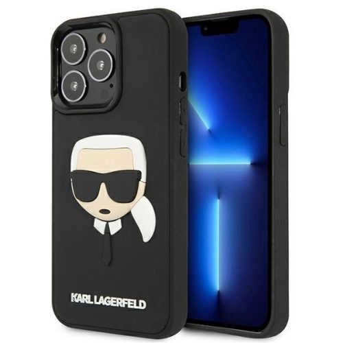 Karl Lagerfeld KLHCP13LKH3DBK iPhone 13 Pro / 13 6,1" czarny/black hardcase 3D Rubber Karl's Head