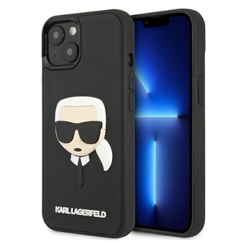 Karl Lagerfeld KLHCP13SKH3DBK iPhone 13 mini 5,4" czarny/black hardcase 3D Rubber Karl's Head