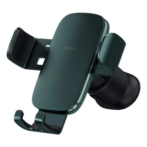 Baseus Metal Age II gravitational car phone holder for ventilation grille green (SUJS000006)