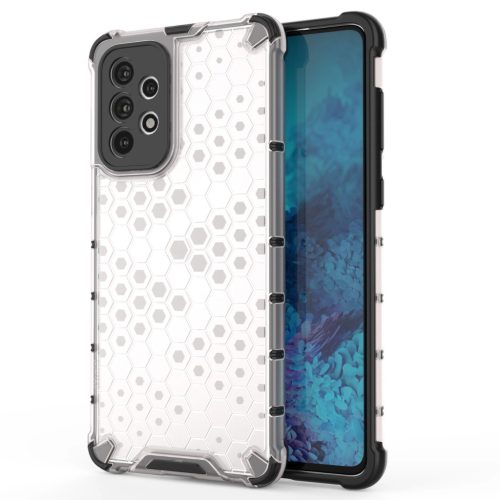 Honeycomb Armored Szilikon Tok Samsung Galaxy A73 Áttetsző